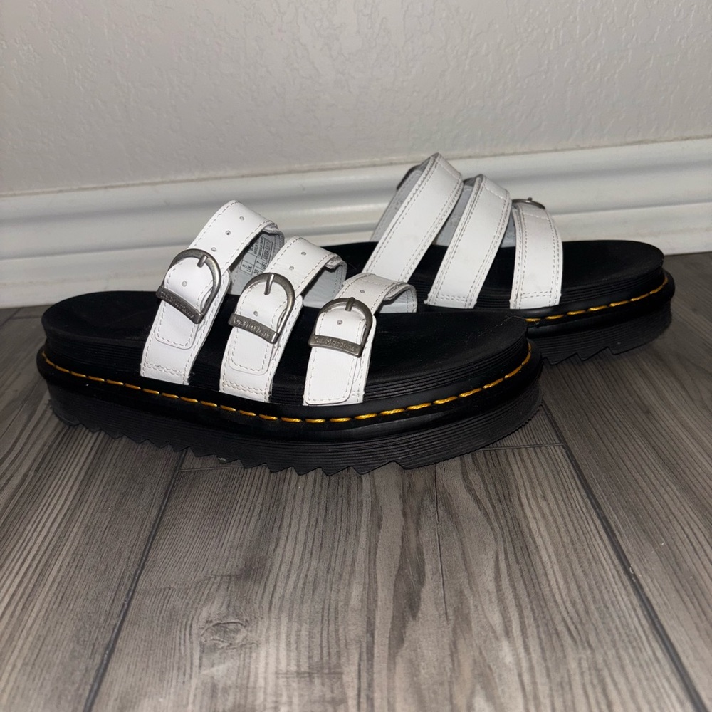 Doc Marten BLAIRE LEATHER SLIDE SANDALS